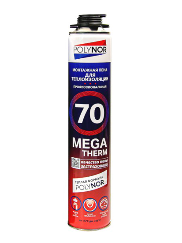 фото Пена polynor 70 mega therm