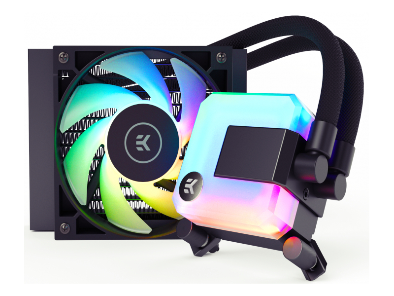 Водяное охлаждение EKWB EK-AIO 120 D-RGB (Intel LGA1150/1151/1155/1156/1200/2011/2011-3/2066 AMD AM4)