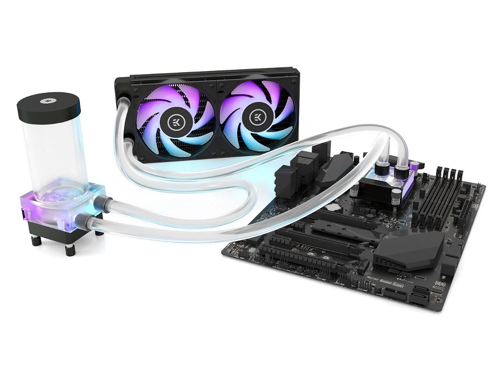 фото Водяное охлаждение ekwb ek-classic kit s240 d-rgb black nickel edition (intel lga1150/1151/1155/1156/2011-3/2066/1200 amd am4)