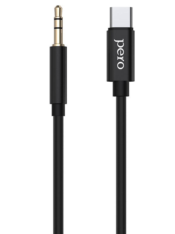 

Аксессуар Pero MC-02 Type-C - Jack 3.5mm 1.0m PRMC-02T1MB, MC-02