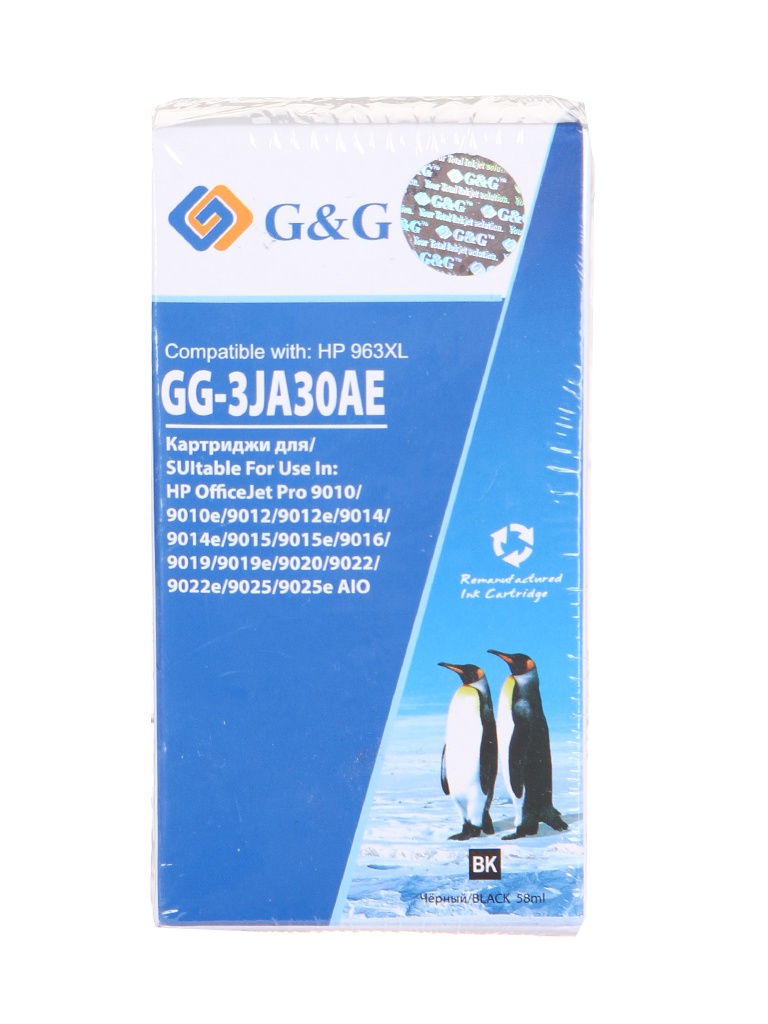 Картридж G&G GG-3JA30AE Black для HP OJ Pro 9010/12/14/15/16/19/20/22/25