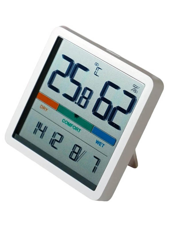 цена Гигрометр Xiaomi Miiiw Mute Thermometer And Hygrometer Clock NK5253