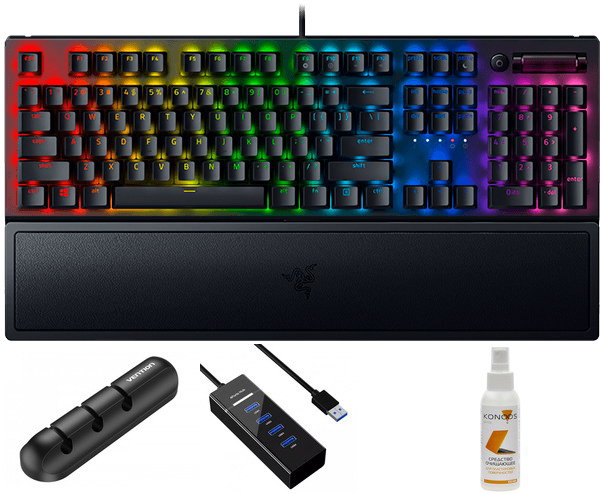 фото Клавиатура razer blackwidow v3 yellow switch rz03-03542100-r3r1 выгодный набор + серт. 200р!!!