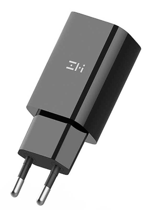 фото Зарядное устройство xiaomi zmi usb-a 18w qc 3.0 2a fast charging ha612 black