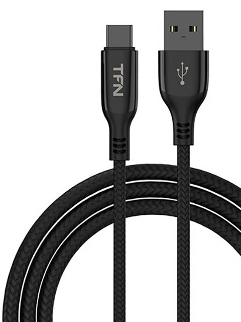 

Аксессуар TFN Blaze USB - Type-C 1.2m Black TFN-C-BLZ-AC1M-BK, TFN-C-BLZ-AC1M-BK