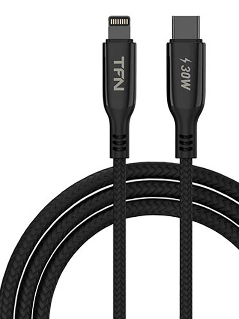 

Аксессуар TFN Blaze Lightning - Type-C 1.2m Black TFN-C-BLZ-CL1M-BK, TFN-C-BLZ-CL1M-BK