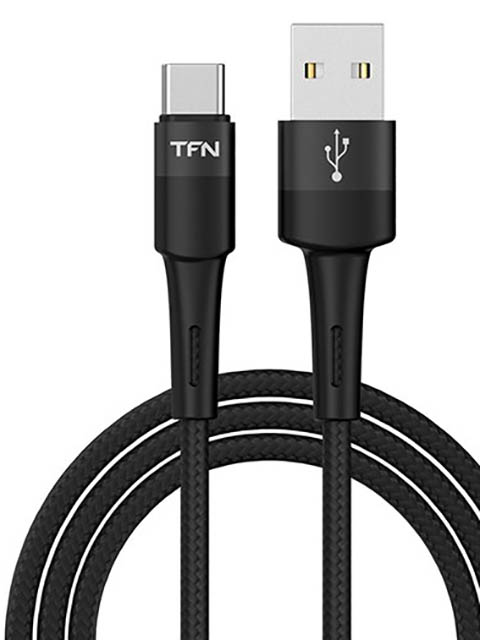 

Аксессуар TFN Envy USB - Type-C 1.2m Black TFN-C-ENV-AC1MBK, TFN-C-ENV-AC1MBK