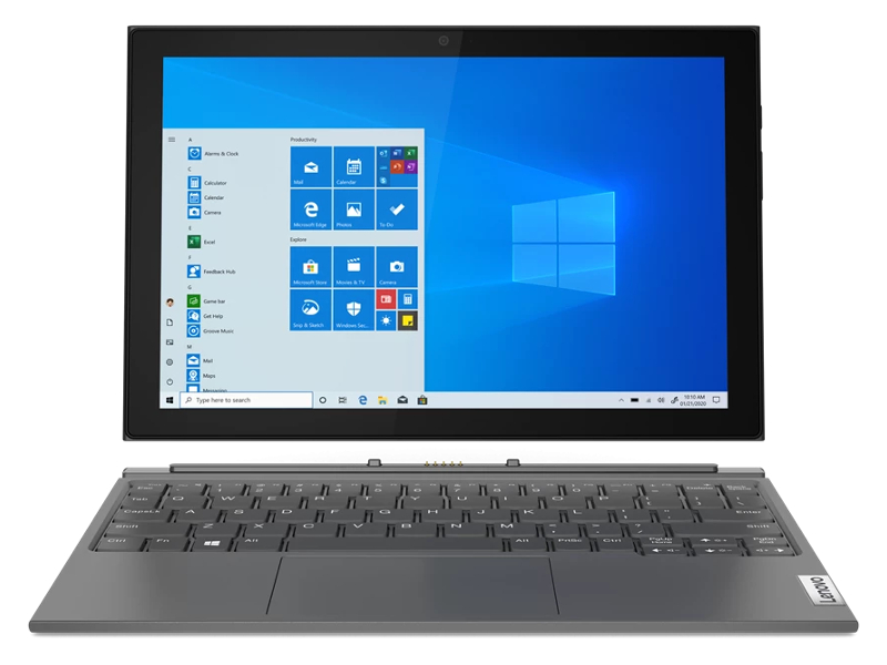 фото Планшет lenovo ideapad duet 3 10igl5 82at005eru (intel celeron n4020 1.1 ghz/4096mb/64gb/intel uhd graphics/wi-fi/bluetooth/cam/10.3/1920x1200/windows 10 pro 64-bit)