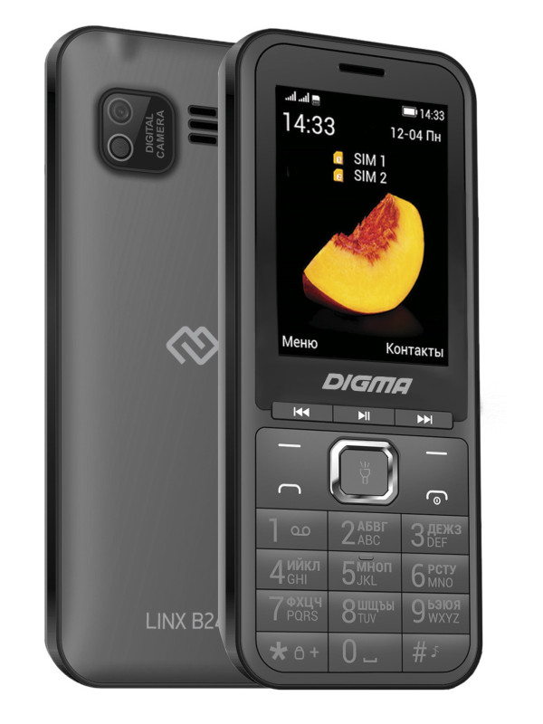Сотовый телефон Digma LINX B241 Grey