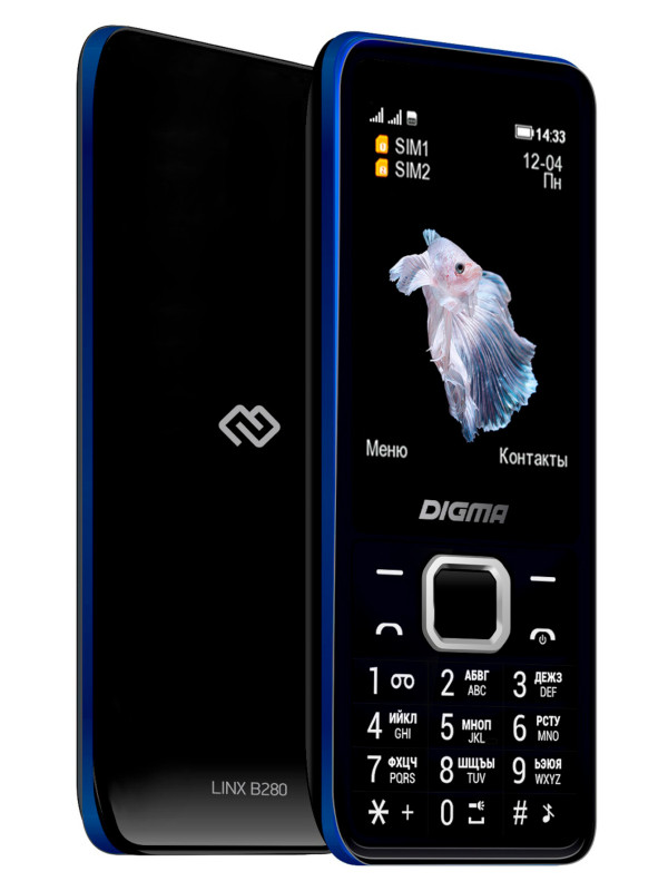Сотовый телефон DIGMA LINX B280 Black