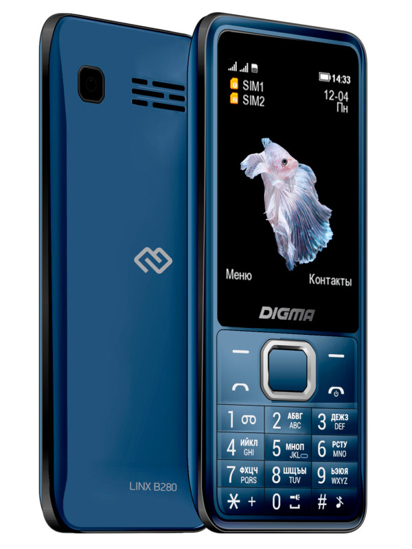 Сотовый телефон Digma LINX B280 Dark Blue