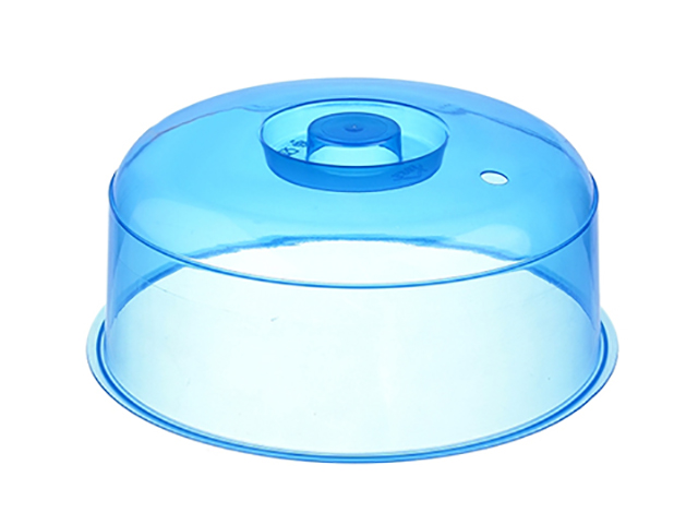 фото Аксессуар крышка для свч d-25cm h-11cm transparent blue м1415 без производителя