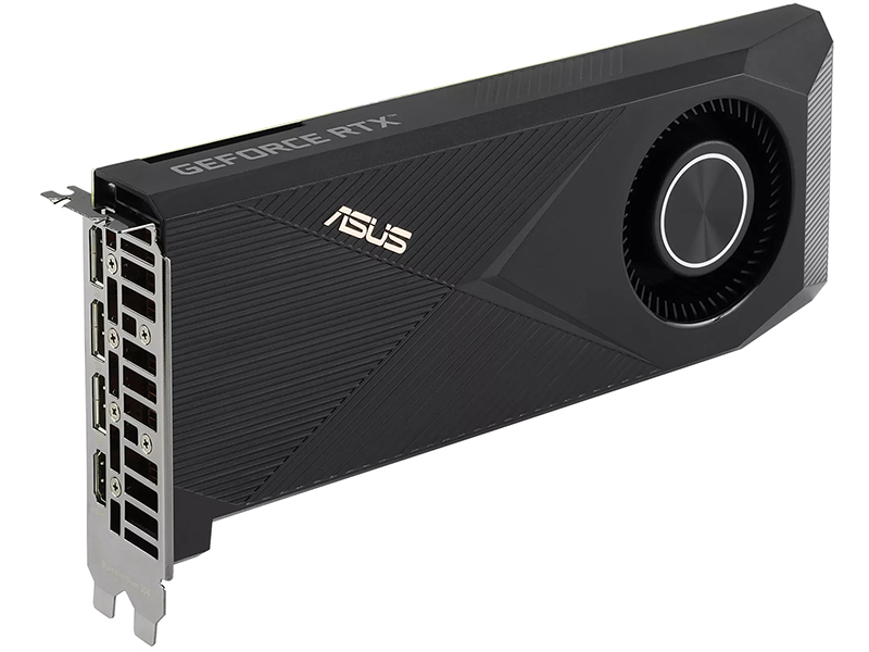 фото Видеокарта asus geforce rtx 3080 turbo v2 lhr 1740mhz pci-e 4.0 10240mb 19500mhz 320-bit hdmi 3xdp hdcp turbo-rtx3080-10g-v2