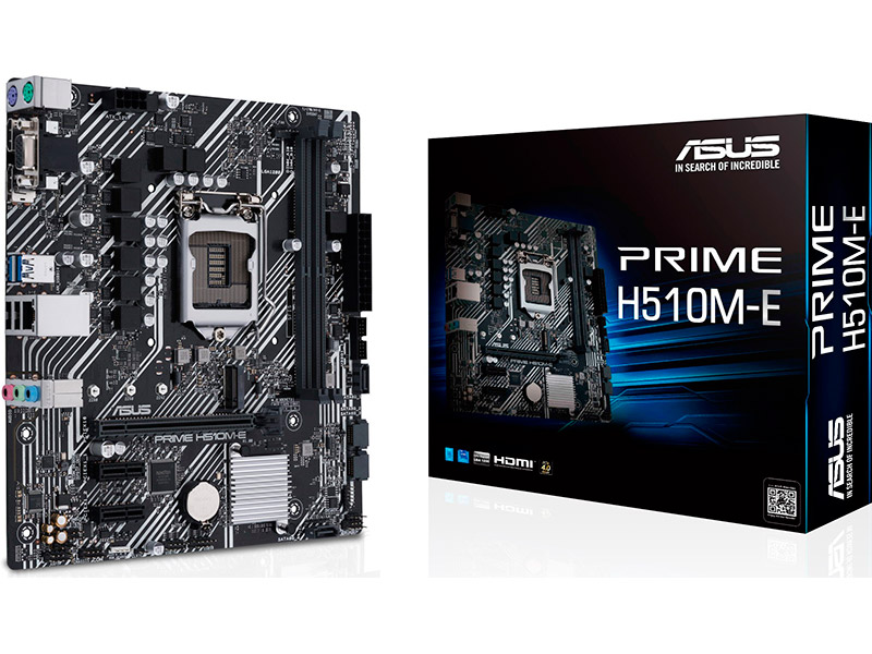 фото Материнская плата asus prime h510m-e