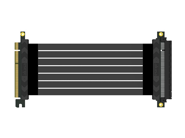 Аксессуар Кабель Akasa Riser Black X2 Mark IV Premium PCIe 4.0 x 16 Riser Cable 20cm AK-CBPE03-20B