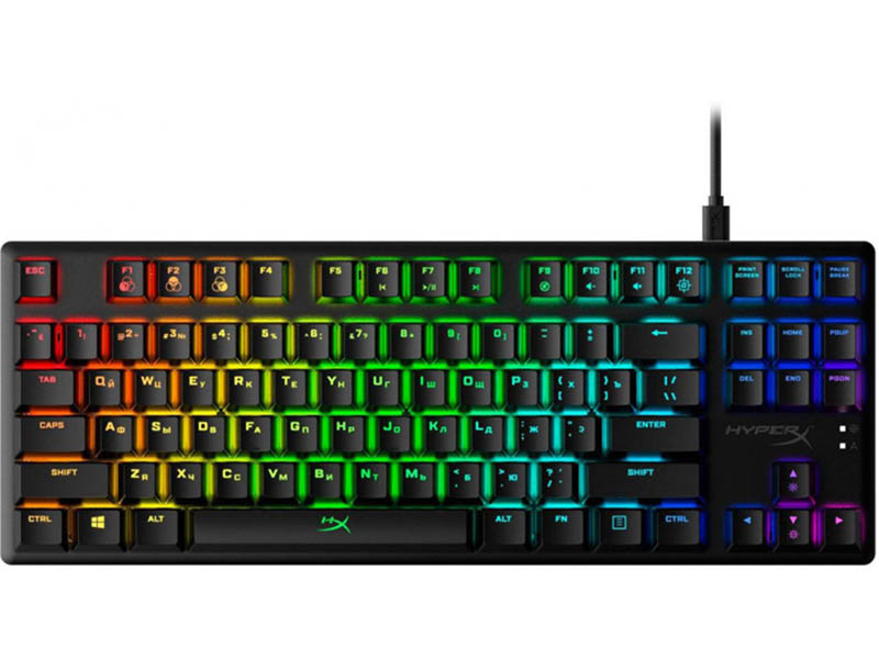 Клавиатура HyperX Alloy Origins Core Blue Switch Black HX-KB7BLX-RU Выгодный набор + серт. 200Р!!!