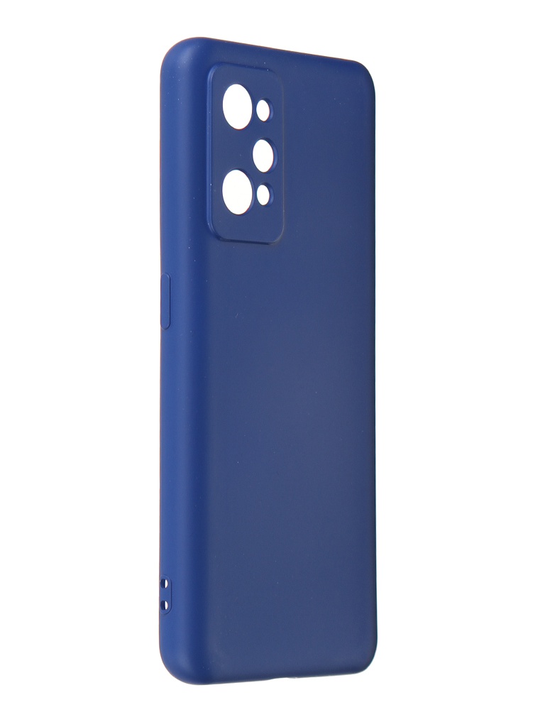 фото Чехол df для realme gt neo 2 silicone blue rmoriginal-19 df-group