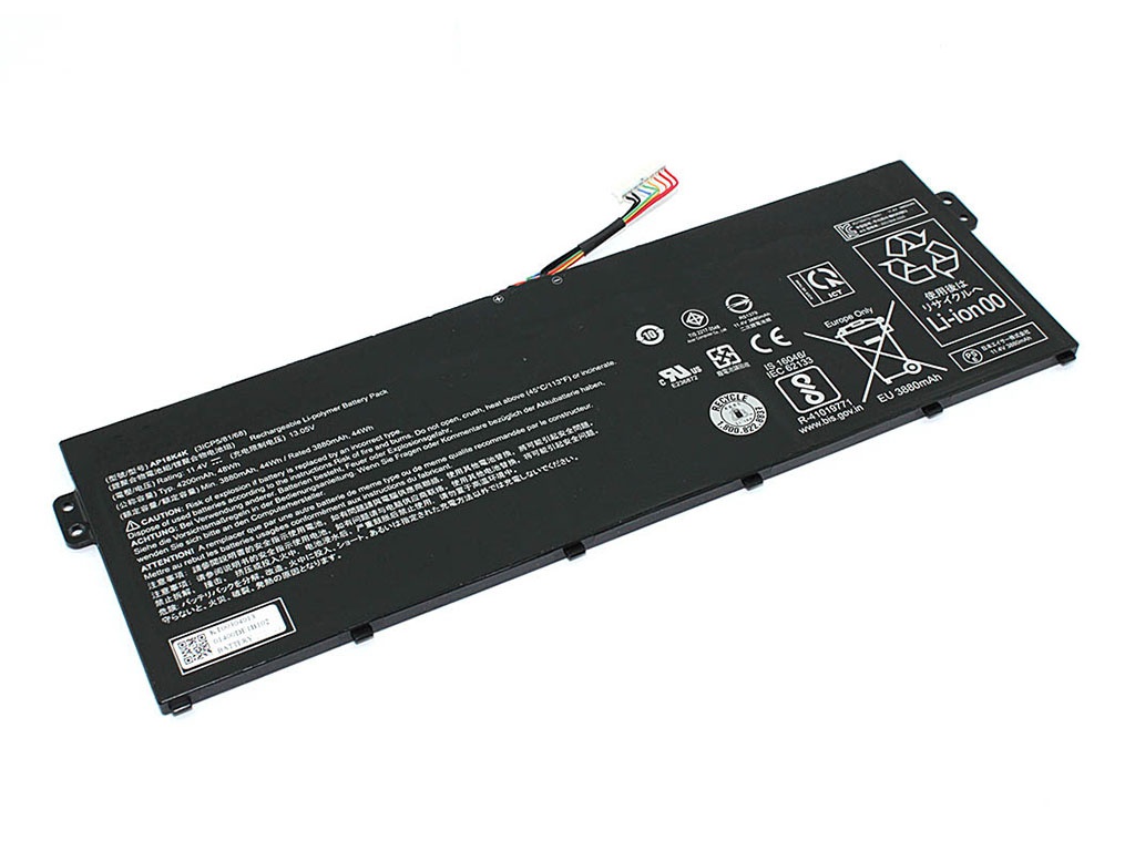 фото Аккумулятор vbparts (схожий с ap18k4k) для acer chromebook c721 11.4v 4200mah 080810