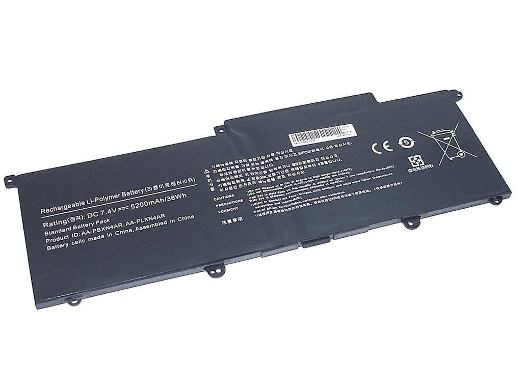 фото Аккумулятор vbparts (схожий с aa-pbxn4ar) для samsung 900x3c 7.4v 5200mah oem 065007