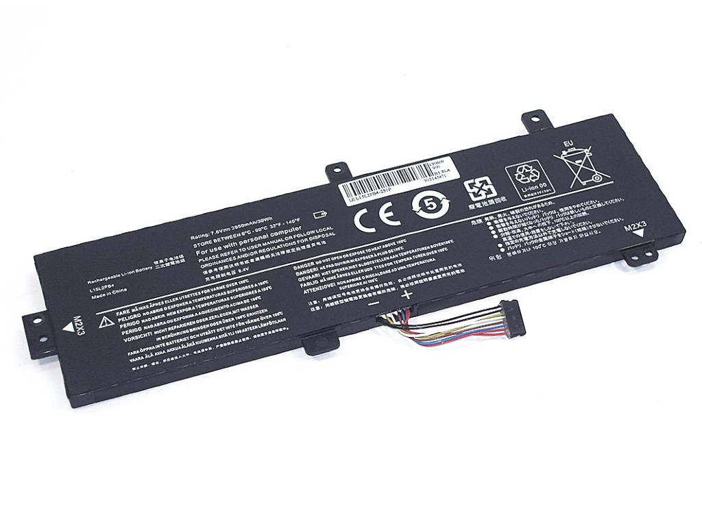 фото Аккумулятор vbparts (схожий с l15l2pb4-2s1p) для lenovo ideapad 310-15abr 7.6v 30wh oem 064984