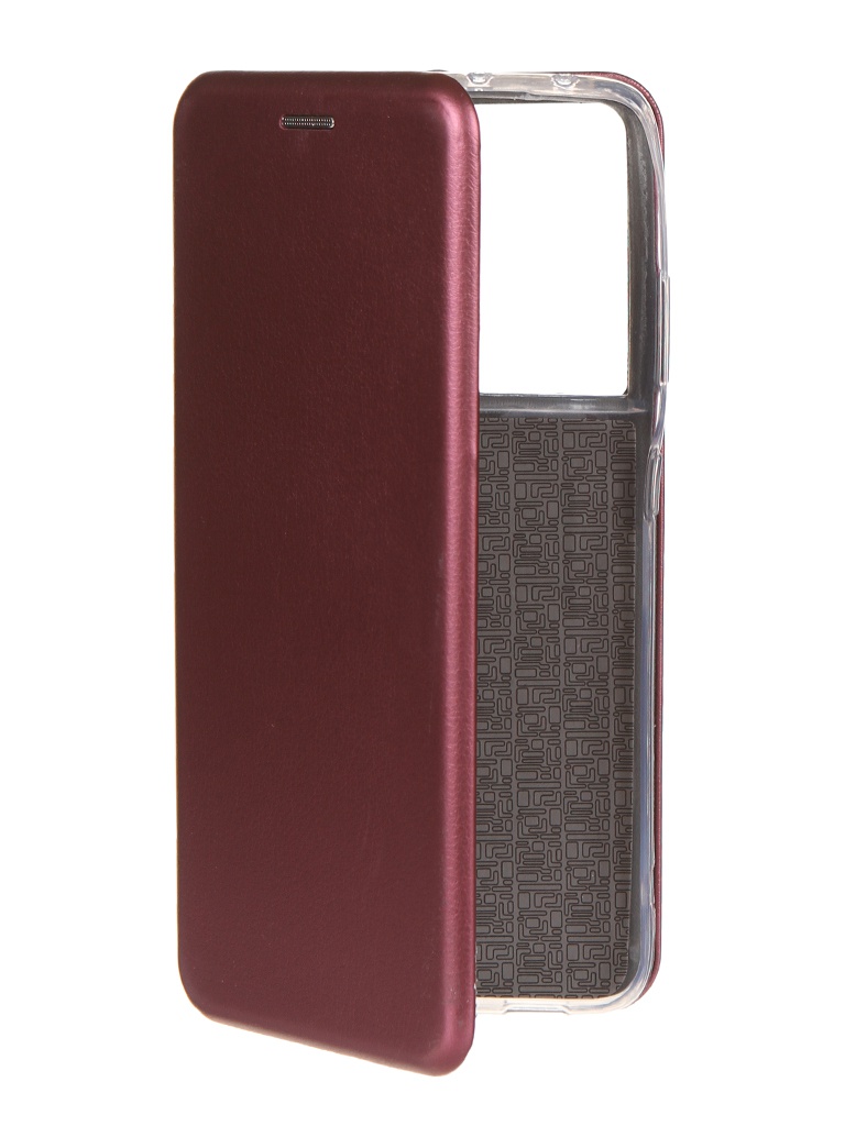 фото Чехол wellmade для samsung galaxy s21 ultra book case burgundy wm-0063-by