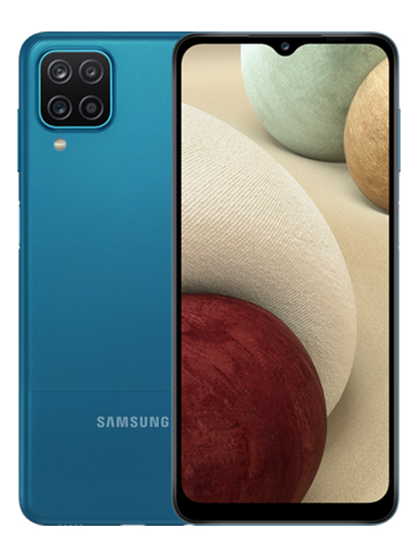 фото Сотовый телефон samsung sm-a127f galaxy a12 nacho 3/32gb blue & wireless headphones выгодный набор + серт. 200р!!!