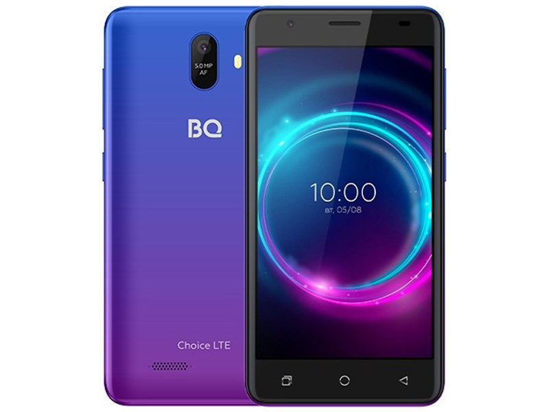 Сотовый телефон BQ 5046L Choice LTE Ultra Violet Выгодный набор + серт. 200Р!!!