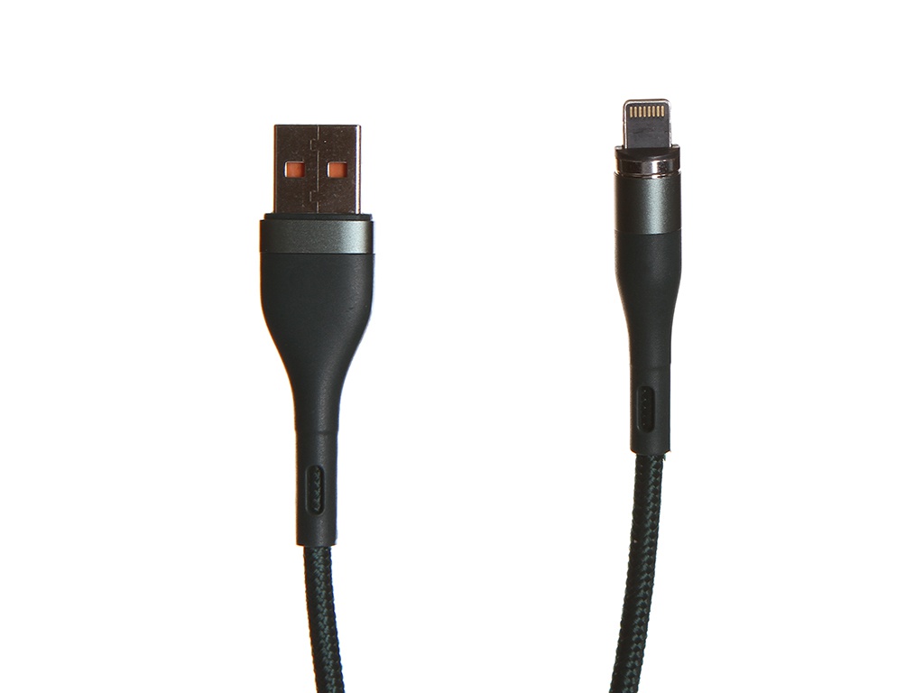 Аксессуар Baseus Zinc Magnetic Safe USB - Lightning 2.4A 1m Green CALXC-K06