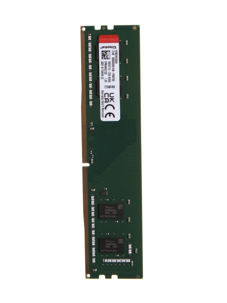 Модуль памяти Kingston KVR ValueRAM DDR4 DIMM 3200Mhz PC25600 CL22 - 8Gb KVR32N22S6/8