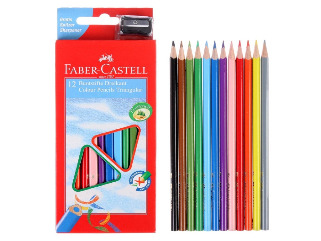 

Карандаши цветные Faber-Castell Eco 12 цветов 120523, 120523