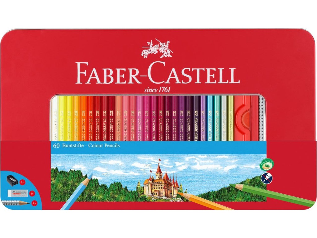 

Карандаши цветные Faber-Castell 60 цветов 115894, 115894