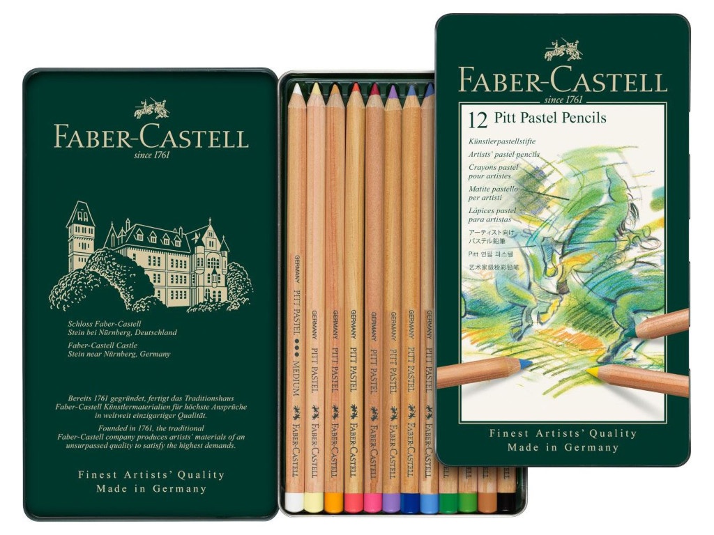 

Карандаши пастельные Faber-Castell Pitt 12 цветов 112112, 112112