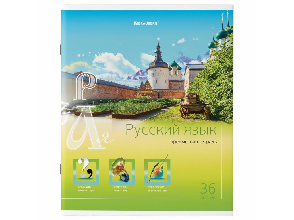 

Тетрадь Brauberg Русский язык 36 листов 404233, 404233
