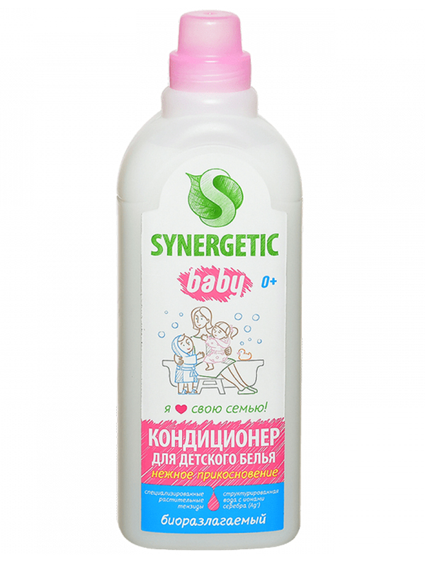 

Средство Кондиционер для детского белья Synergetic Нежное прикосновение 1L 4623722258250, Нежное прикосновение