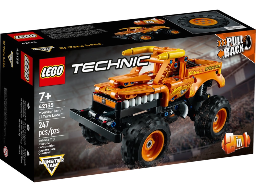 

Конструктор Lego Technic Monster Jam El Toro Loco 248 дет. 42135, El Toro Loco