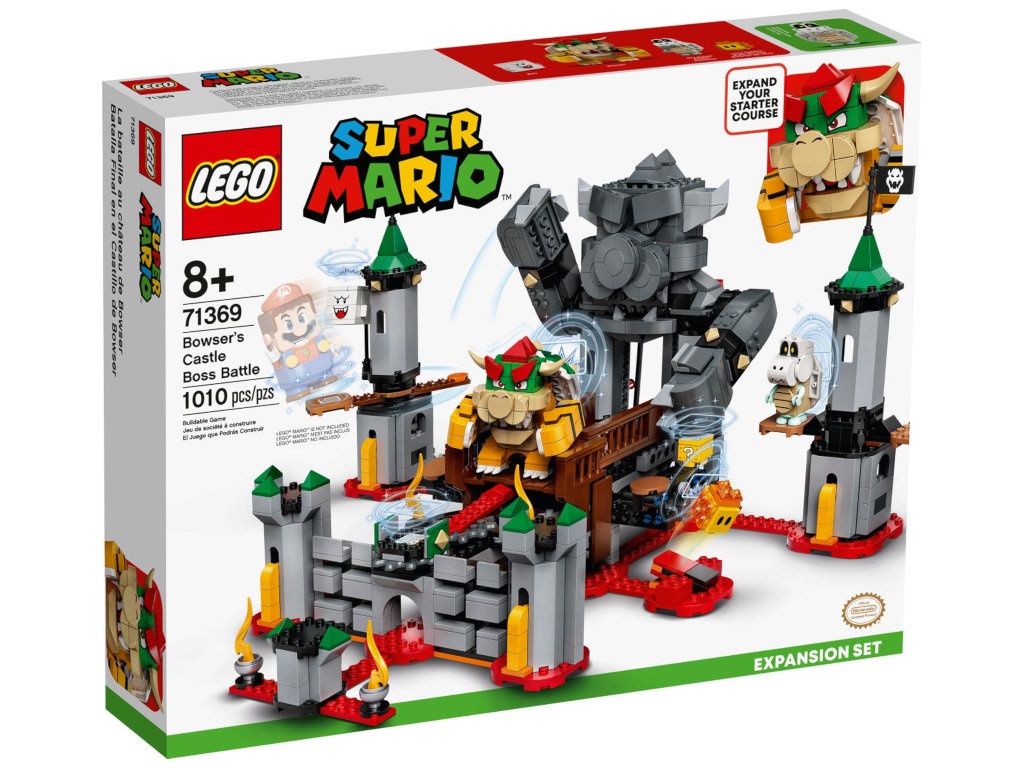 фото Lego super mario дополнительный набор решающая битва в замке боузера 71369