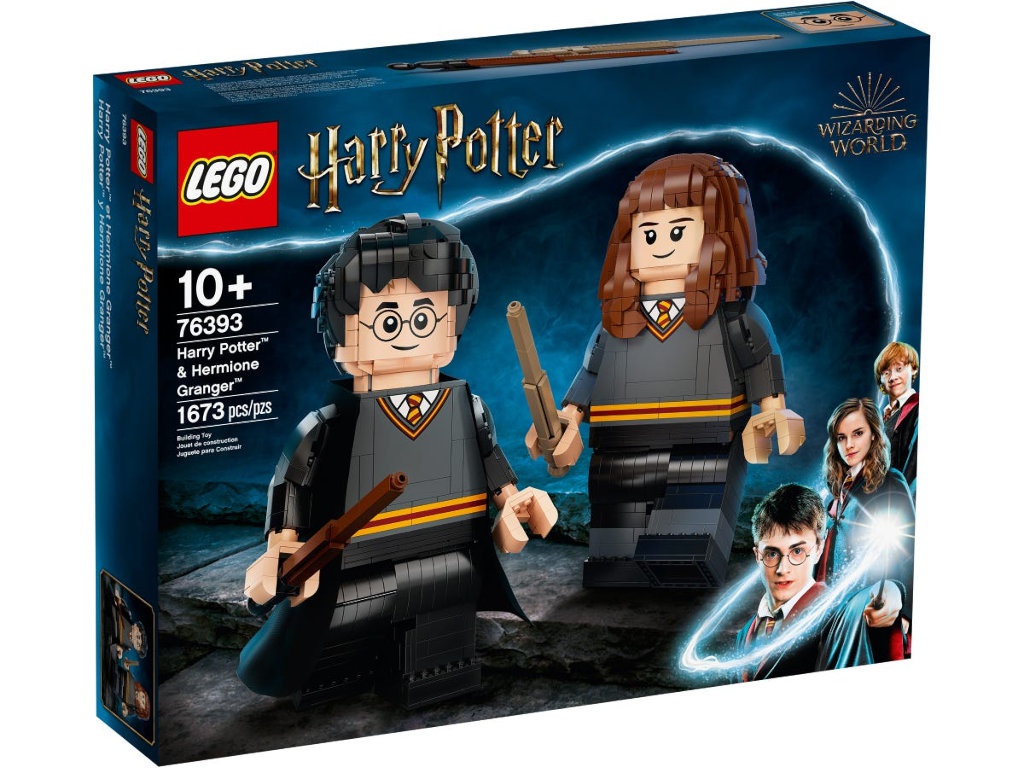 Lego Harry Potter Гарри Поттер и Гермиона Грейнджер 76393 значок фигурный гарри поттер гриффиндор – 2 акс 1321