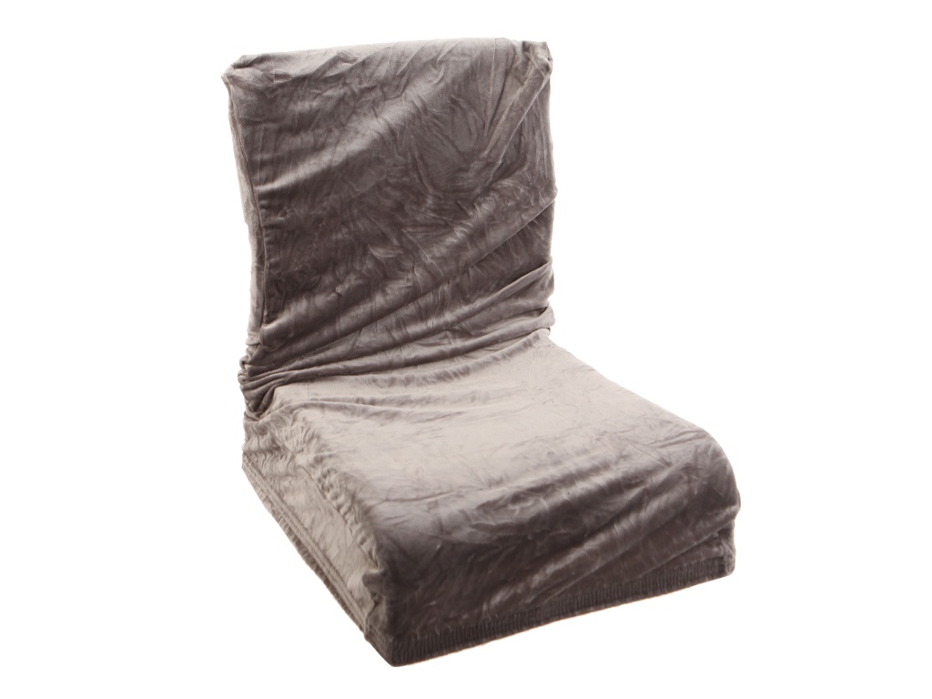фото Чехол на стул luxalto velvet e001 grey 11418