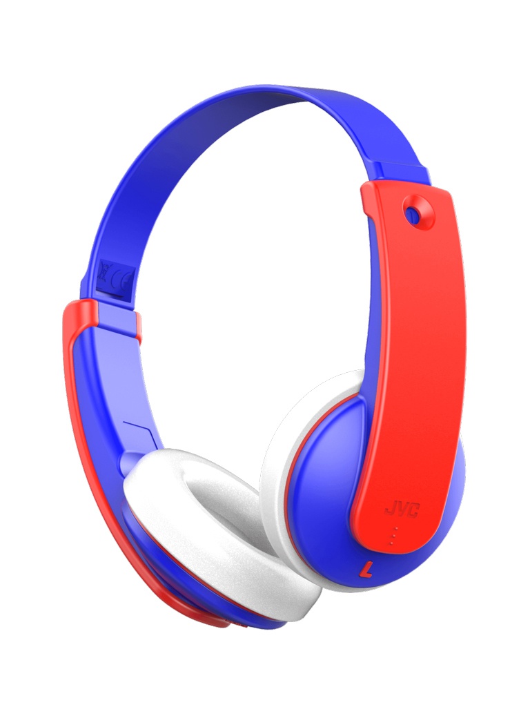 фото Наушники jvc kids ha-kd9bt blue-red