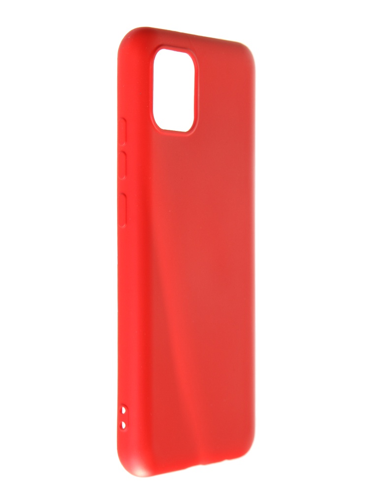 фото Чехол df для samsung galaxy a03 silicone red soriginal-34 df-group