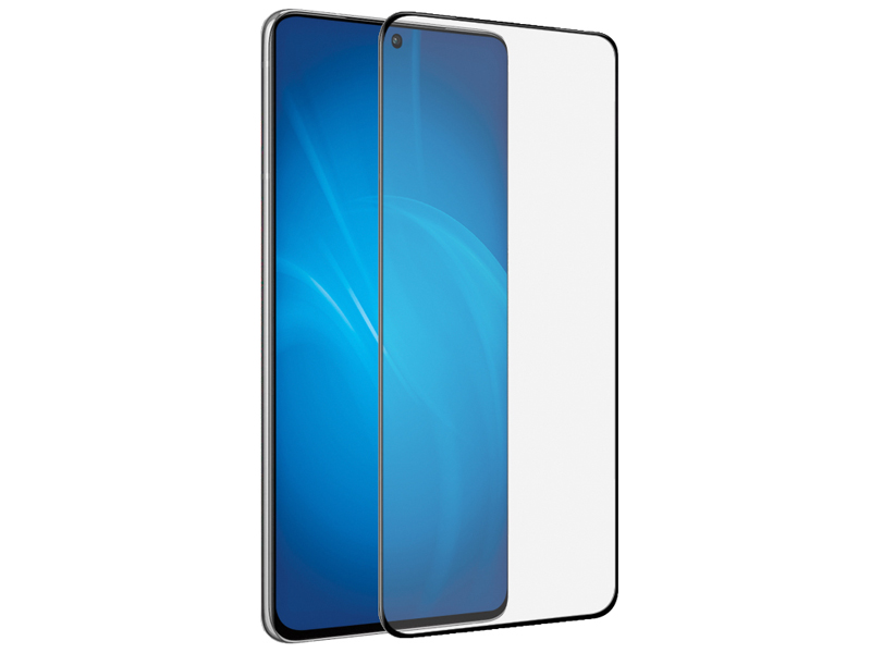 Закаленное стекло DF для Samsung Galaxy S21 FE (5G) Fullscreen+Fullglue Black sColor-123