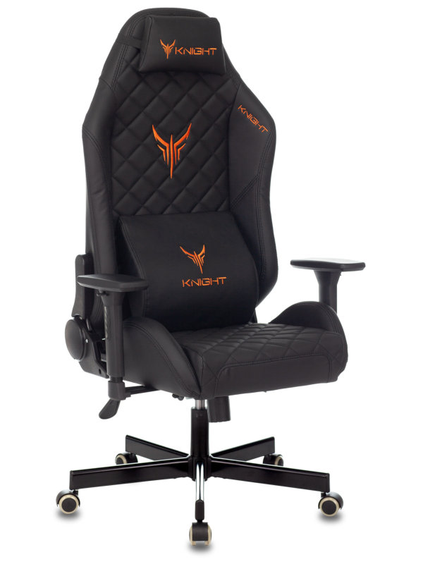 кресло для геймеров бюрократ viking 6 knight br fabric коричневый Компьютерное кресло Бюрократ Knight Rampart Black