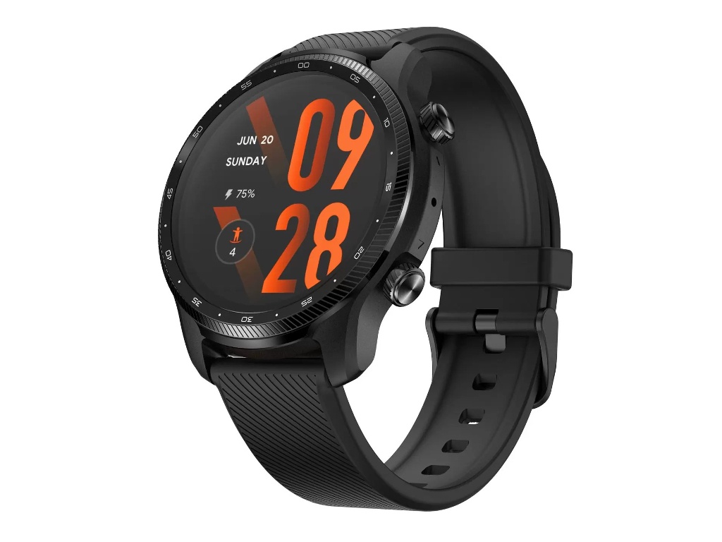 Умные часы Mobvoi Ticwatch Pro 3 Ultra GPS Black 6940447103213 ремешок из натуральной кожи для ticwatch pro 3 gps силиконовый ремешок для ticwatch pro x 4g lte 2020 gtx e2 s2 s мужской сменный браслет