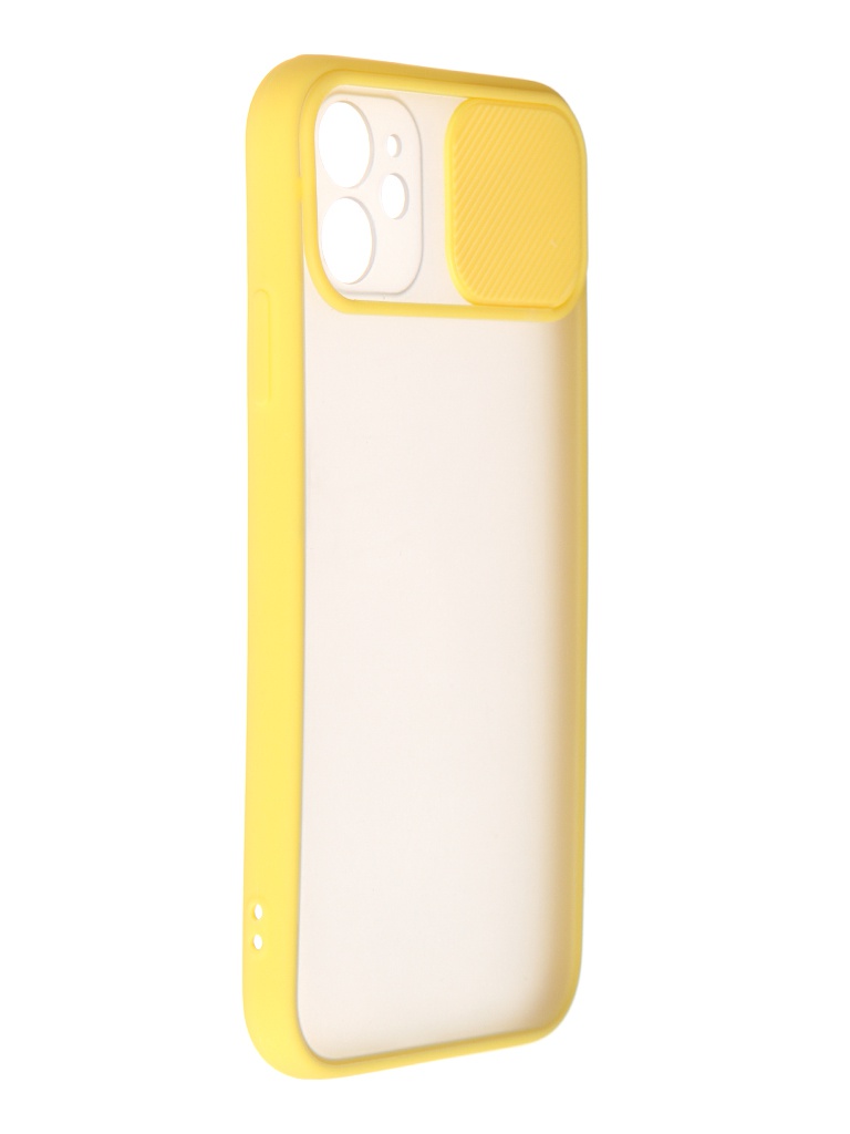 фото Чехол luxcase для apple iphone 11 tpu+pc 2mm yellow 63151