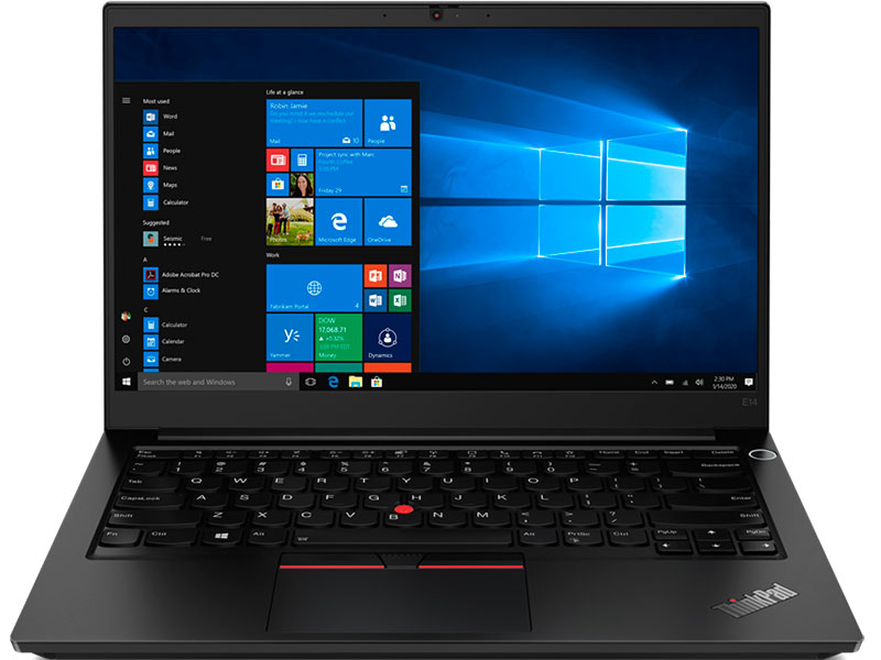 фото Ноутбук lenovo thinkpad e14 g3 black 20y7003rrt (amd ryzen 5 5500u 2.1 ghz/8192mb/512gb ssd/amd radeon graphics/wi-fi/bluetooth/cam/14/1920x1080/windows 10)