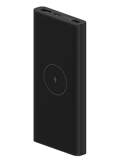 Внешний аккумулятор Xiaomi Mi Wireless Power Bank 10000mAh 10W Black WPB15PDZM внешний аккумулятор xiaomi mi power bank 10000mah 10w черного цвета с беспроводной зарядкой