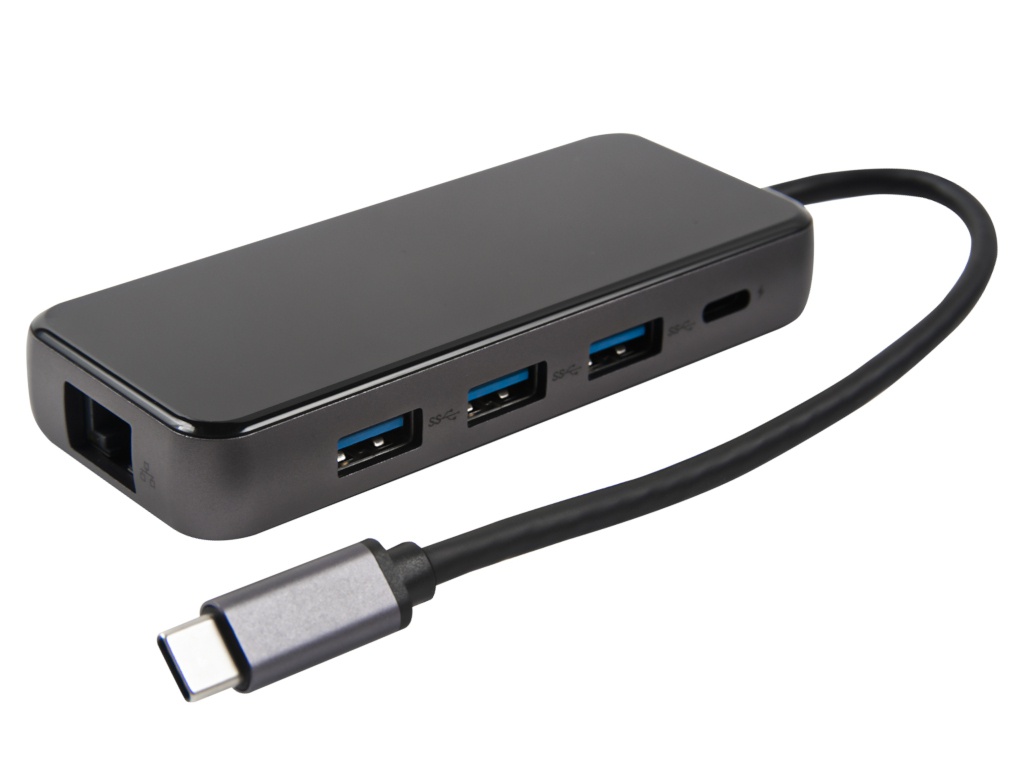 

Аксессуар Адаптер Barn&Hollis для APPLE MacBook Multiport Type-C 8 in 1 Black УТ000027056, УТ000027056