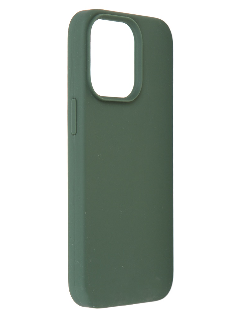 Защитный чехол LuxCase для APPLE iPhone 13 Pro Liquid Silicone 2mm Dark Green 69054