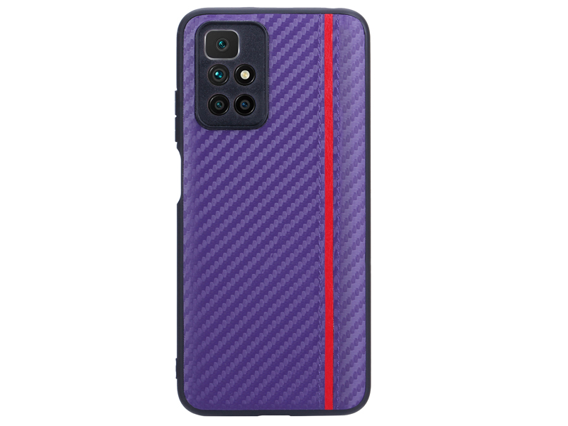 Чехол G-Case для Xiaomi Redmi 10 Carbon Purple GG-1544-04