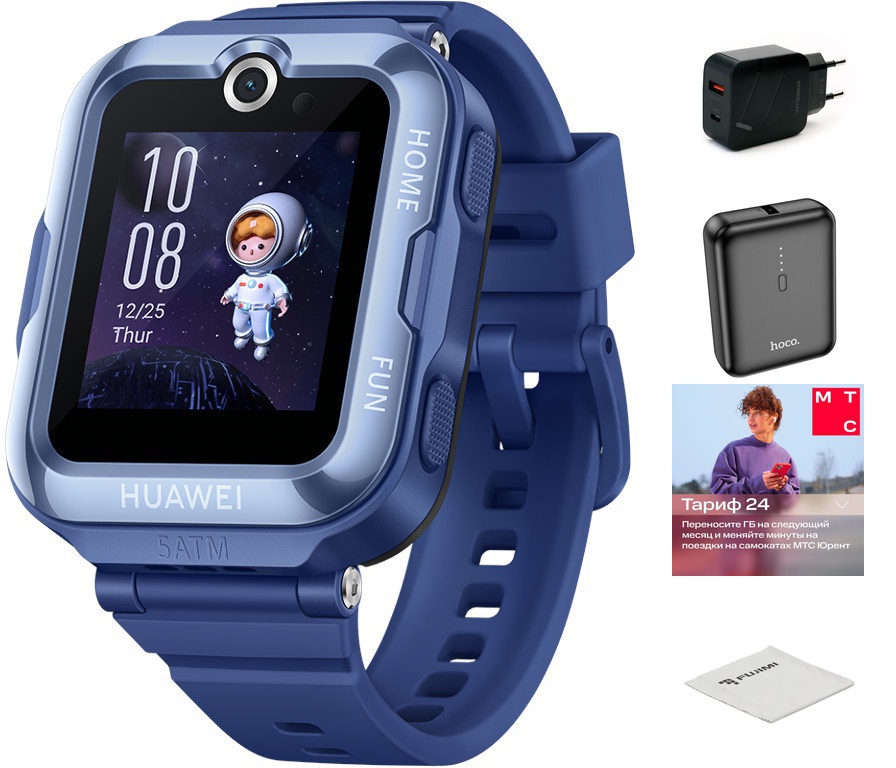 фото Huawei watch kids 4 pro asn-al10 blue 55027638 выгодный набор + серт. 200р!!!